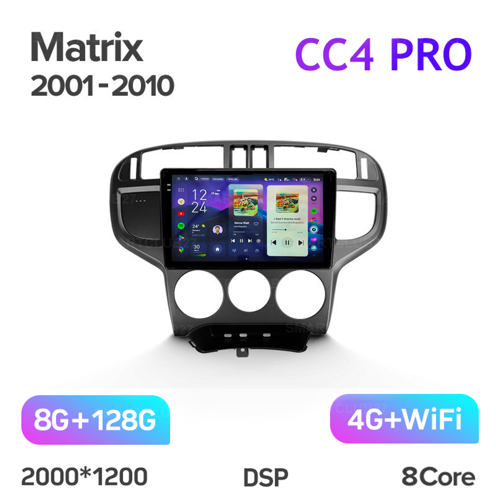 Teyes CC4 Pro 9" для Hyundai Matrix 2001-2010