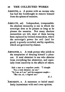 The Collected Works of Ambrose Bierce. Volume 7. The Devil's Dictionary | Ambrose Bierce