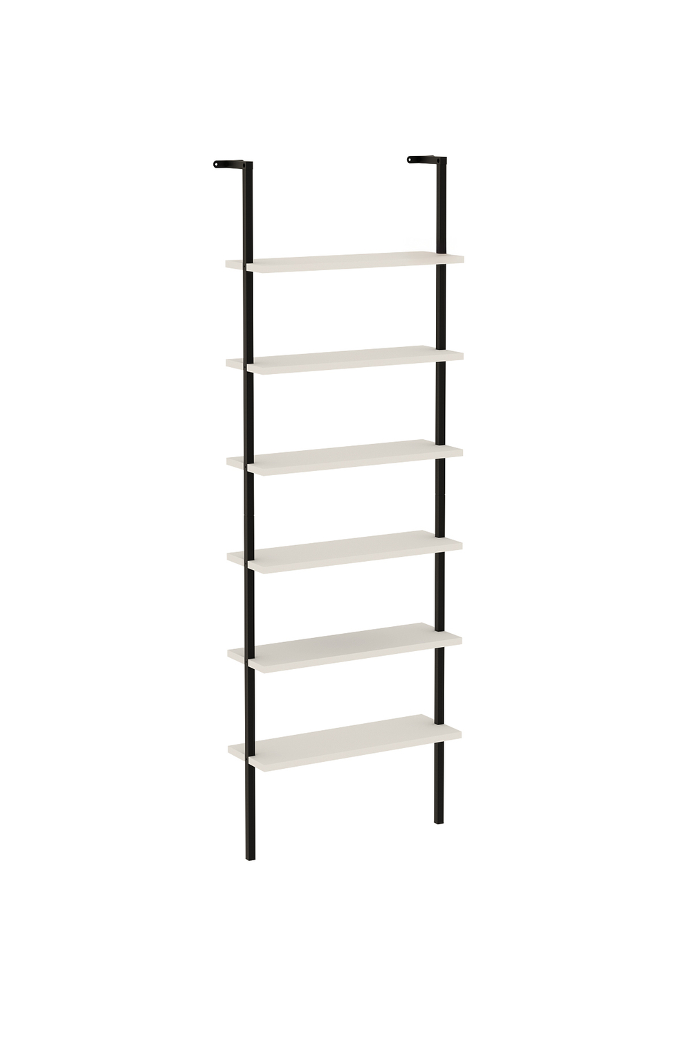 Настенная консоль с 6 полками - сосна