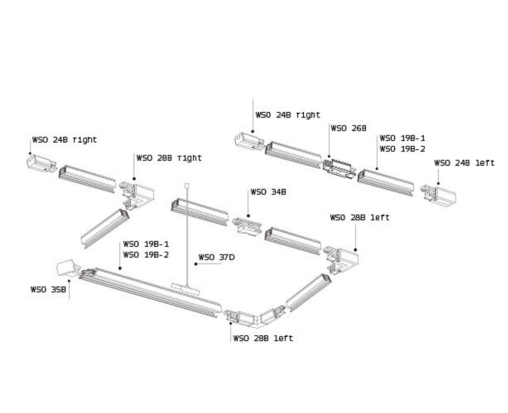 Коннектор Italline WSO 34B white