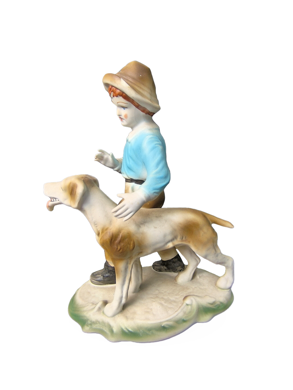 Фарфоровая статуэтка "Мальчик с собакой" Arpo