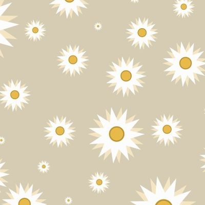 Принт в ромашки, camomile print