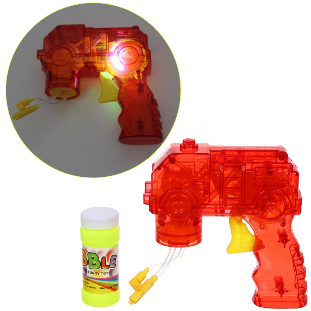 Мыльные пузыри «Пожарная машина» 14*14 см, 50 мл, механический генератор, с подсветкой