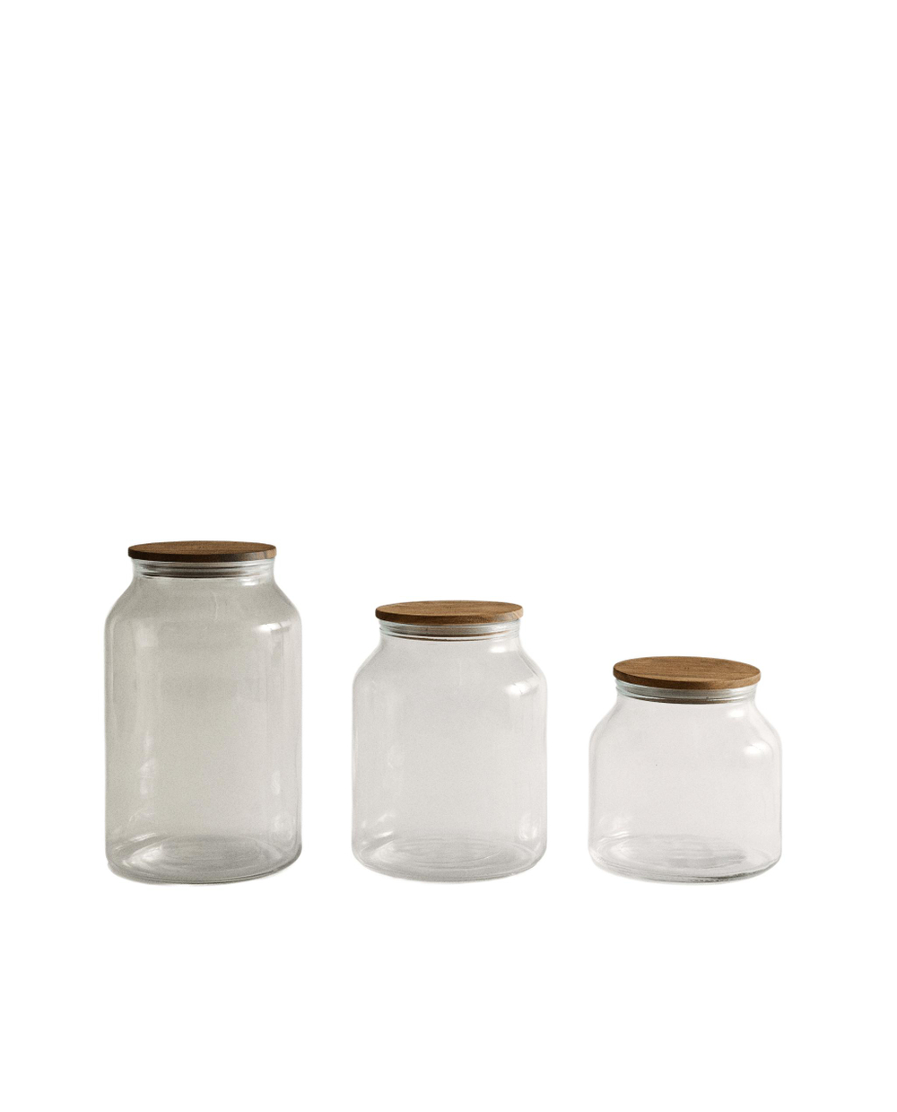 Zara Home пищевой контейнер из стекла, цвет прозрачный, 15.5 см