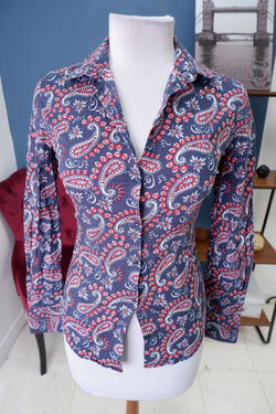 Рубашка Oodji пестрая 40 размер