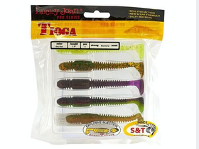 Мягкая съедобная приманка LJ Pro Series Tioga 4.5 in (114 мм), цвет MIX1, 5 шт
