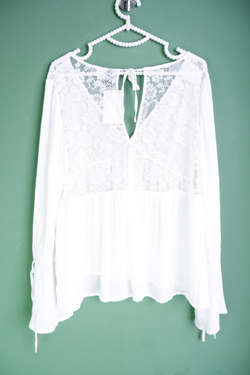 Блузка H&M свободного кроя, маркировка 44, визуально на 50 размер