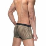 Трусы мужские боксеры цвета хаки в сеточку La Blinque LB15043