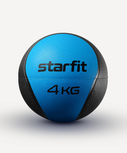 Медбол высокой плотности STARFIT GB-702, 4 кг, синий