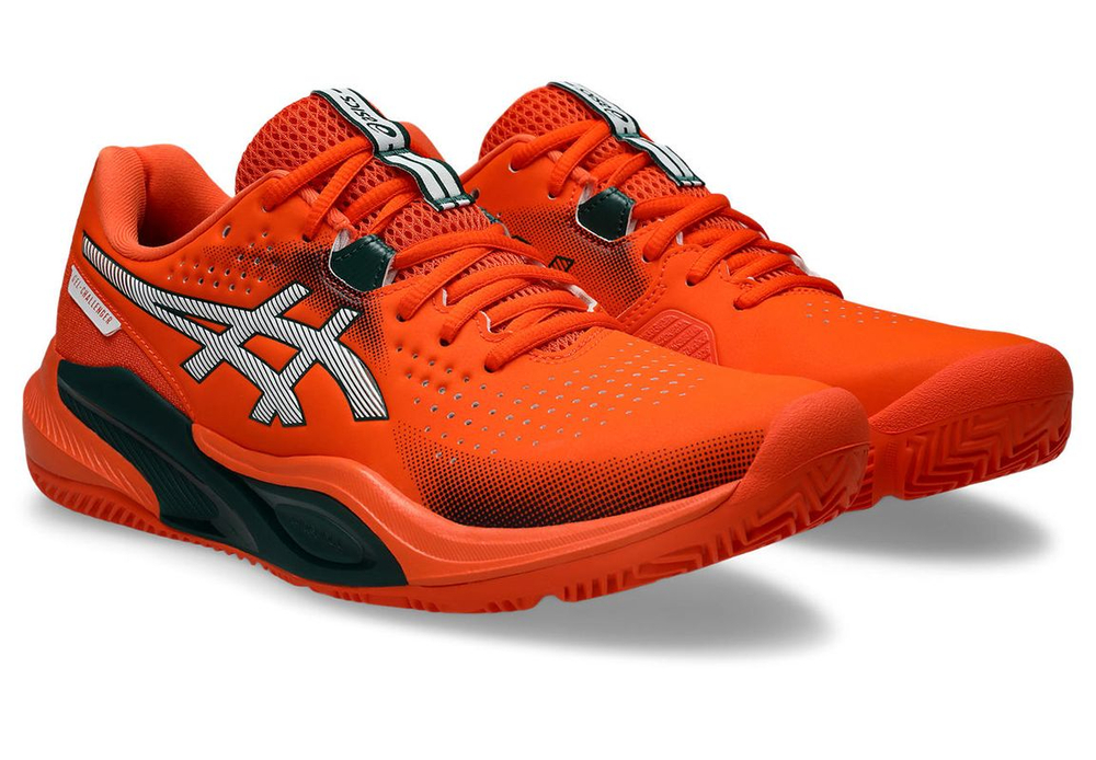 Мужские кроссовки для Падел Asics Gel-Challenger 15 Padel - energy orange/jewel green