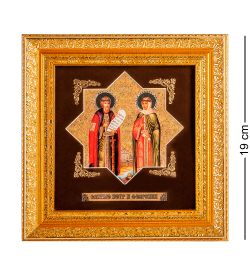 GAEM Art ПК-632 Панно «Петр и Феврония» мини 18x19