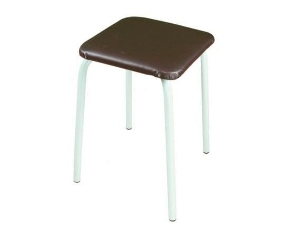 Табурет квадратный Пенек крепкий коричневый до 170кг, 30х30см, h47см/d22мм Т269 ЗМИ