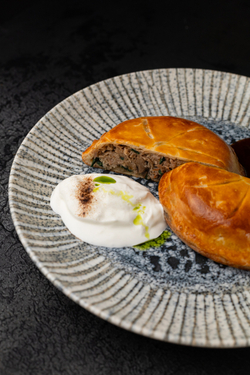 Пирог из утки с грибным дюкселем