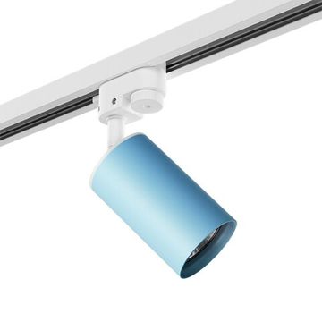 Трековый светильник однофазный 1*GU10 R1T435 голубой Rullo Lightstar