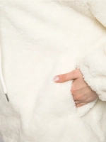 Толстовка плюшевая с капюшоном