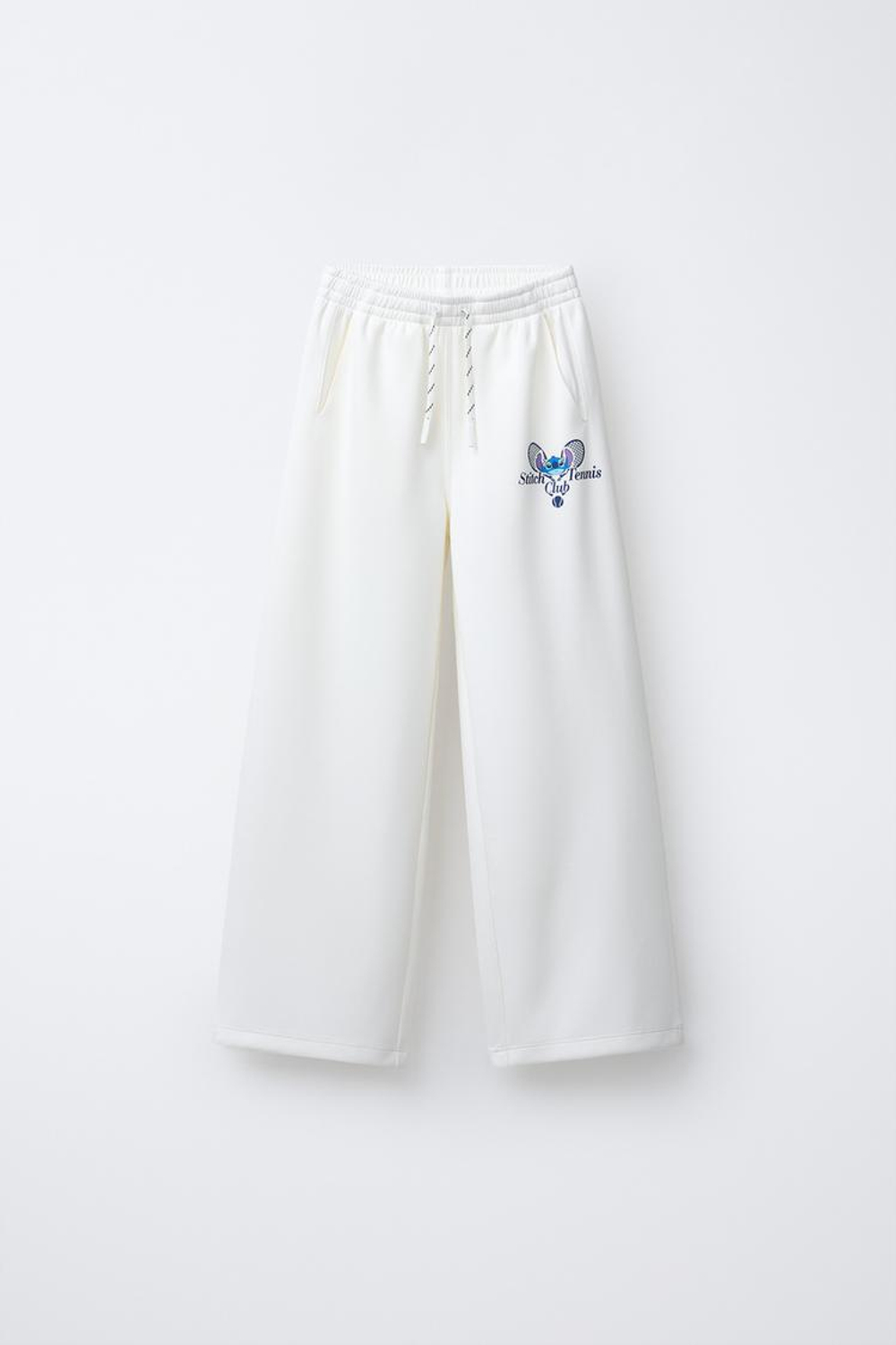 ZARA БРЮКИ С ПРИНТОМ LILO & STITCH © DISNEY, ЭКРЮ