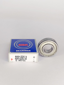 Подшипник NSK 6001ZZC3E 12х28х8 мм к-т 2 шт.