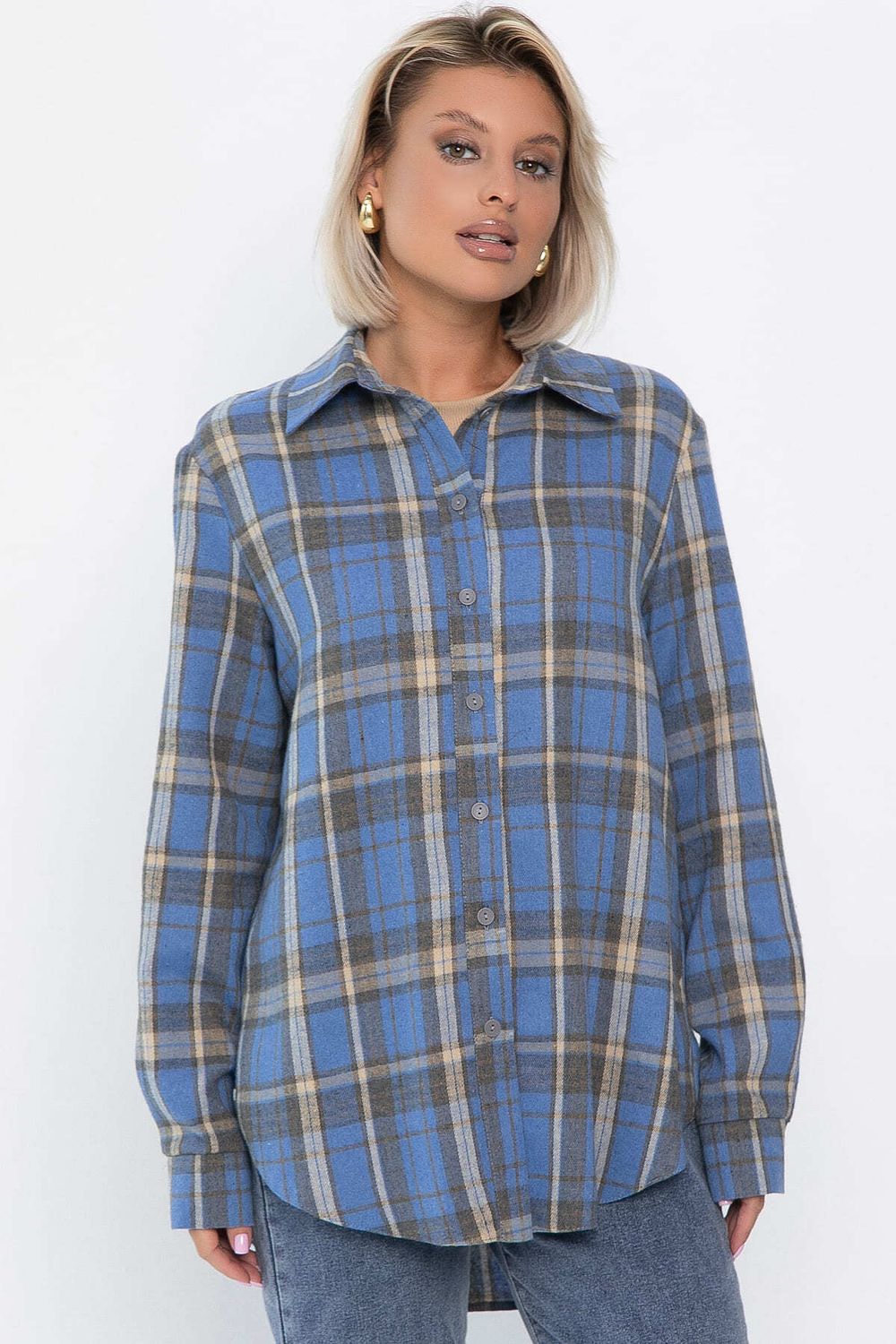 Рубашка Денни (голубая) Б14133-7М LT Collection