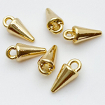 Подвеска Шип, цвет золото, размер 10*4 мм, цена за 1 шт