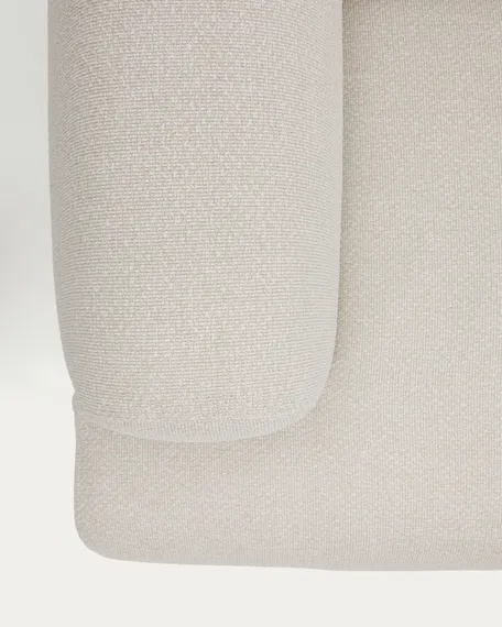 3-местный диван Aurum цвета экрю с откидывающимся подголовником