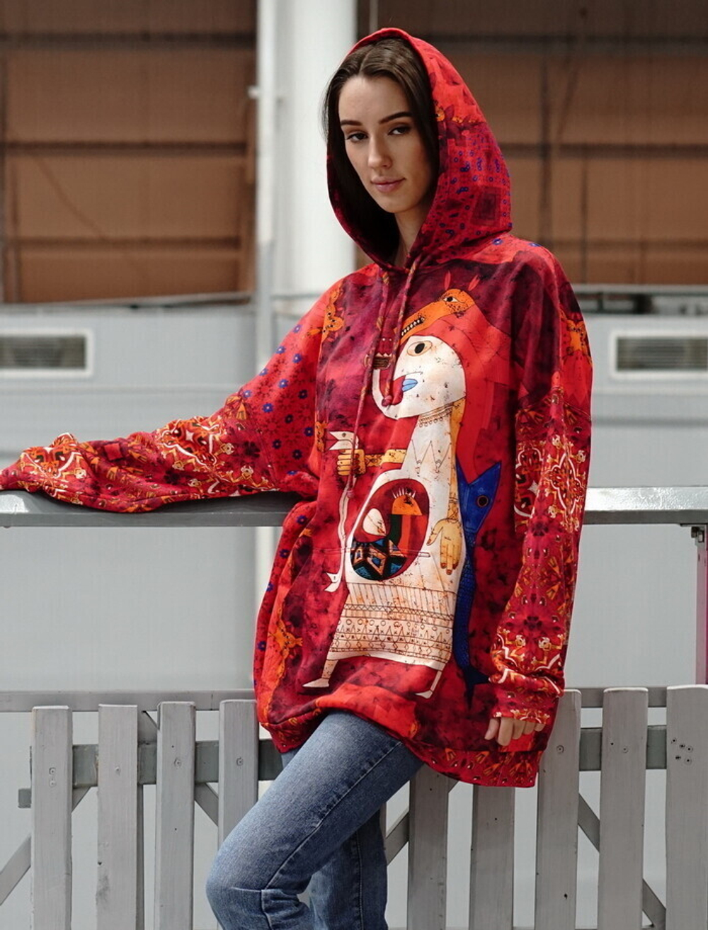 Худи "Химера", по мотивам живописи художника-сюрреалиста Виктора Браунера