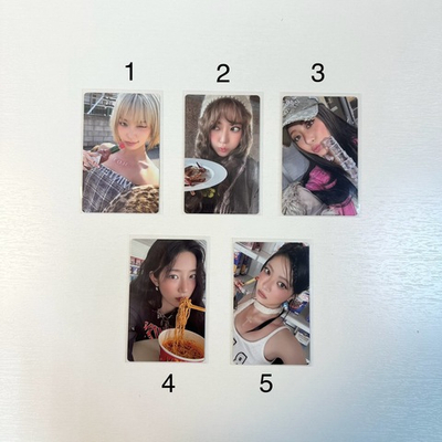 Фотокарты Le sserafim - HOT (weverse shop)