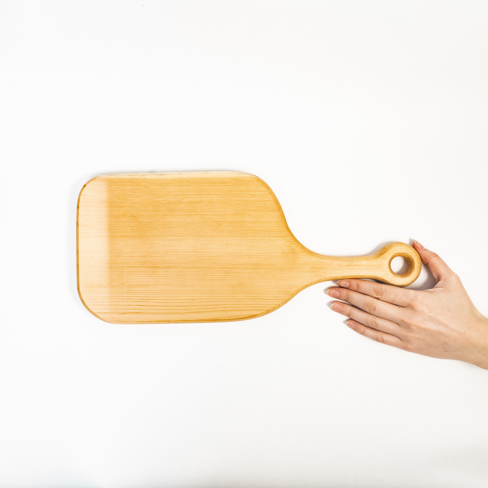 Деревянная разделочная доска из древесины Сибирский Кедр RD52