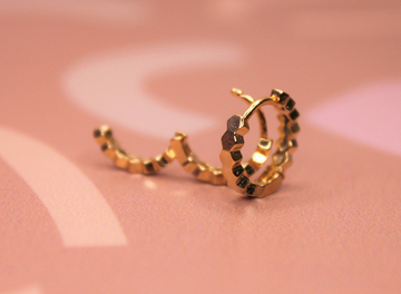 Швензы кольца 13 мм позолота