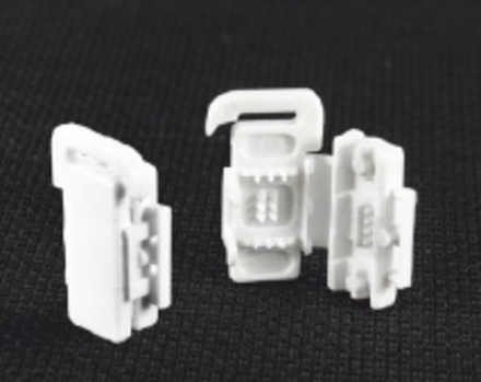 Клипс для маркизной ленты, цвет белый