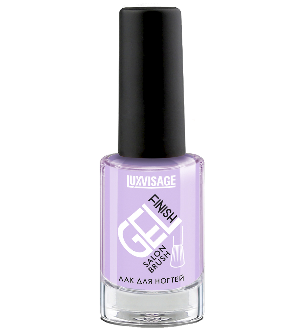 LuxVisage ЛАК для ногтей GEL finish тон 02 ЛАВАНДА 9мл