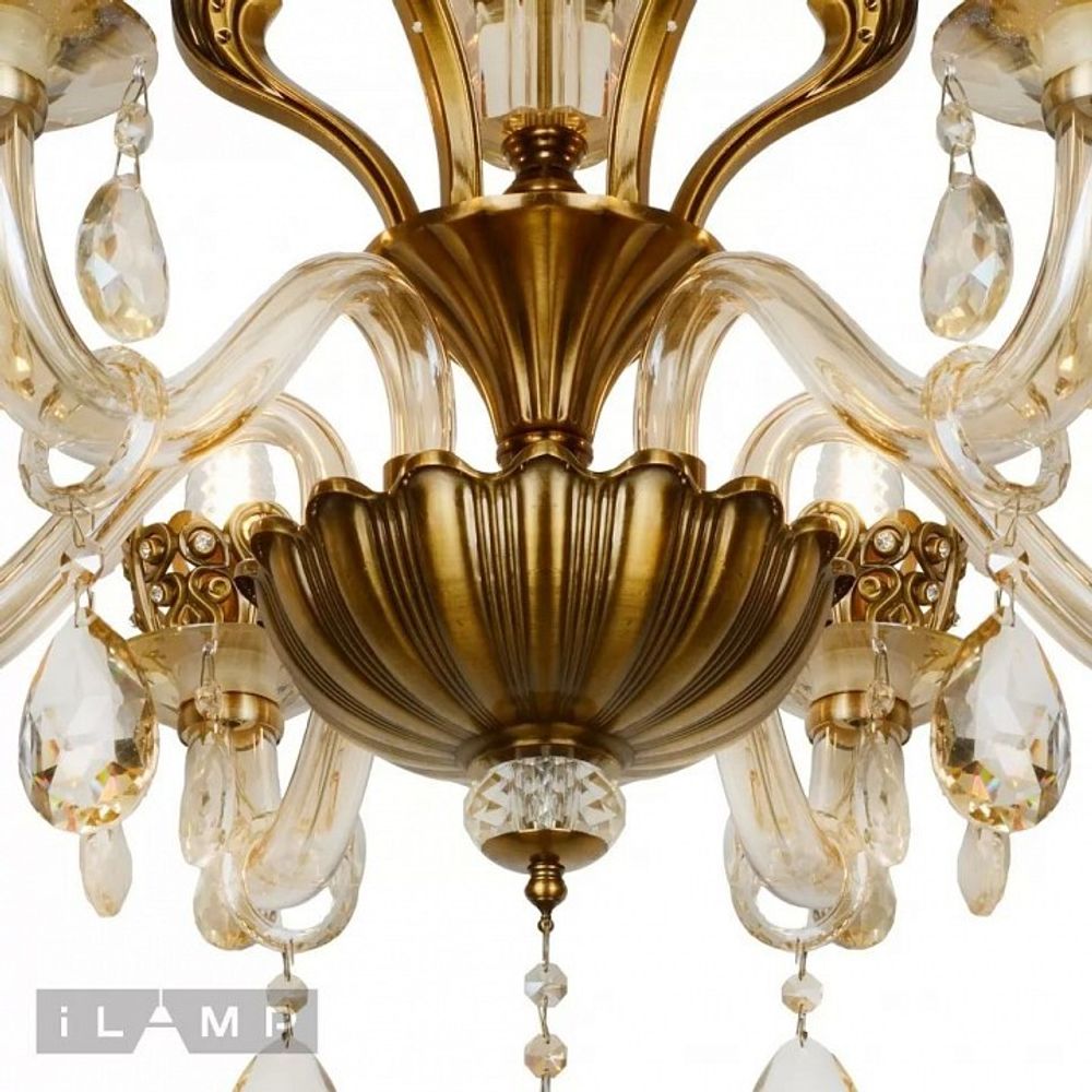 Подвесная люстра iLamp Asia 61078-6 BR