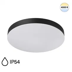 7760/24L MITRA LED SN 107 Светильник пластик/белый/черный LED 24Вт 4000K D300 IP54 GAMMA