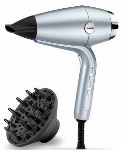 Фен BaByliss Hydro-Fusion 2100 D773DE голубой