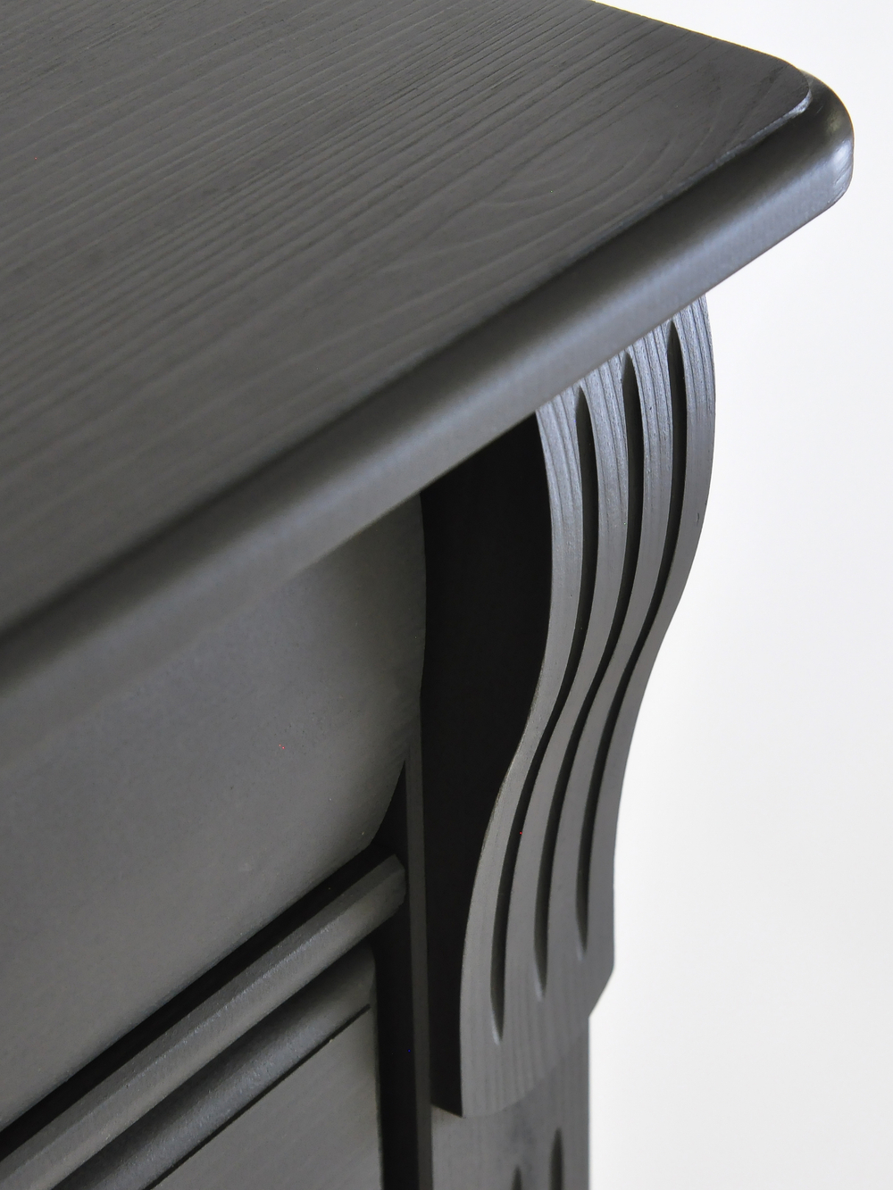 Комод деревянный Сюзанна, серый