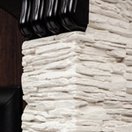 Каминокомплект Real Flame Corfino NT с очагом Majestic Lux Black RC