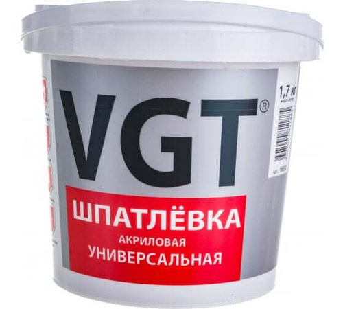 Шпатлевка  акриловая д/нар.и вн работ 1Кг Влагостойка ВГТ