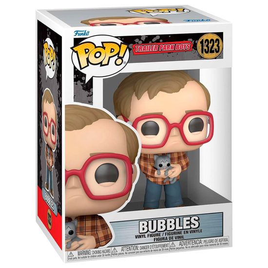 Фигурка Funko POP! TV Trailer Park Boys Bubbles with Cat (1323) 59300 / Фигурка Фанко ПОП! по мотивам сериала "Парни из Трейлерпарка", Бабблз
