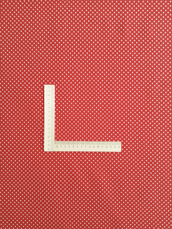 Ткань бязь плательная, рис. "Горох 2мм", ширина 150 см, арт. 040