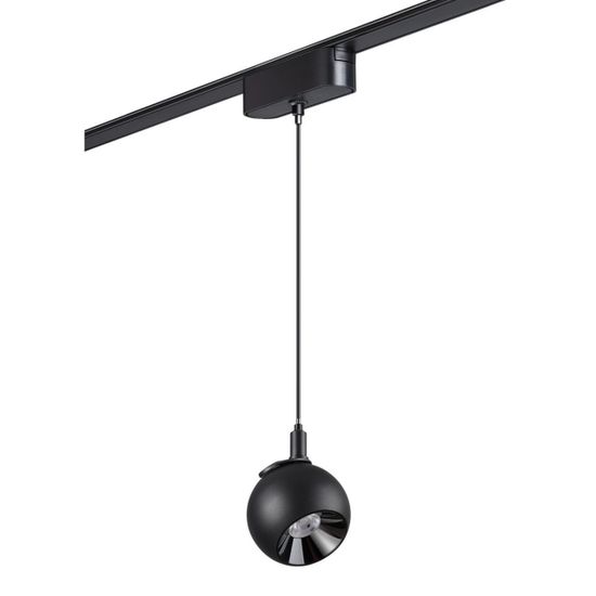 359264 SHINO NT23 190 черный Трековый светильник для низковольтного шинопровода IP20 LED 12W 48V 960Лм 3000К SMAL