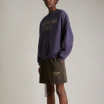 Шорты Fear of God Essentials Marine Heavy Fleece Soccer Sweat Shorts /BROWN, 160HO244315F