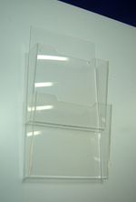 Карман буклетница А4 2-х яр вертикальная