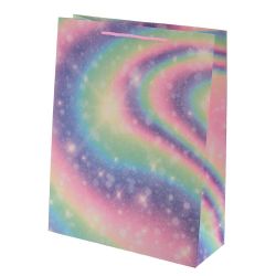 GAEM Пакет подарочный L (бумага 210г/м2, блок микс 12шт), L31 W12 H39,5 см, 4в.