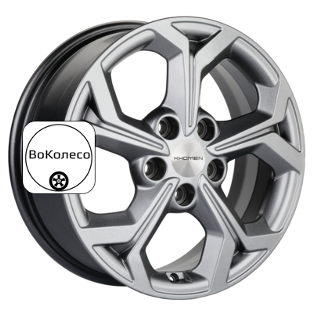 6,5x16/5x114,3 ET50 D66,1 KHW1606 (Renault/Nissan) G-Silver Khomen Wheels