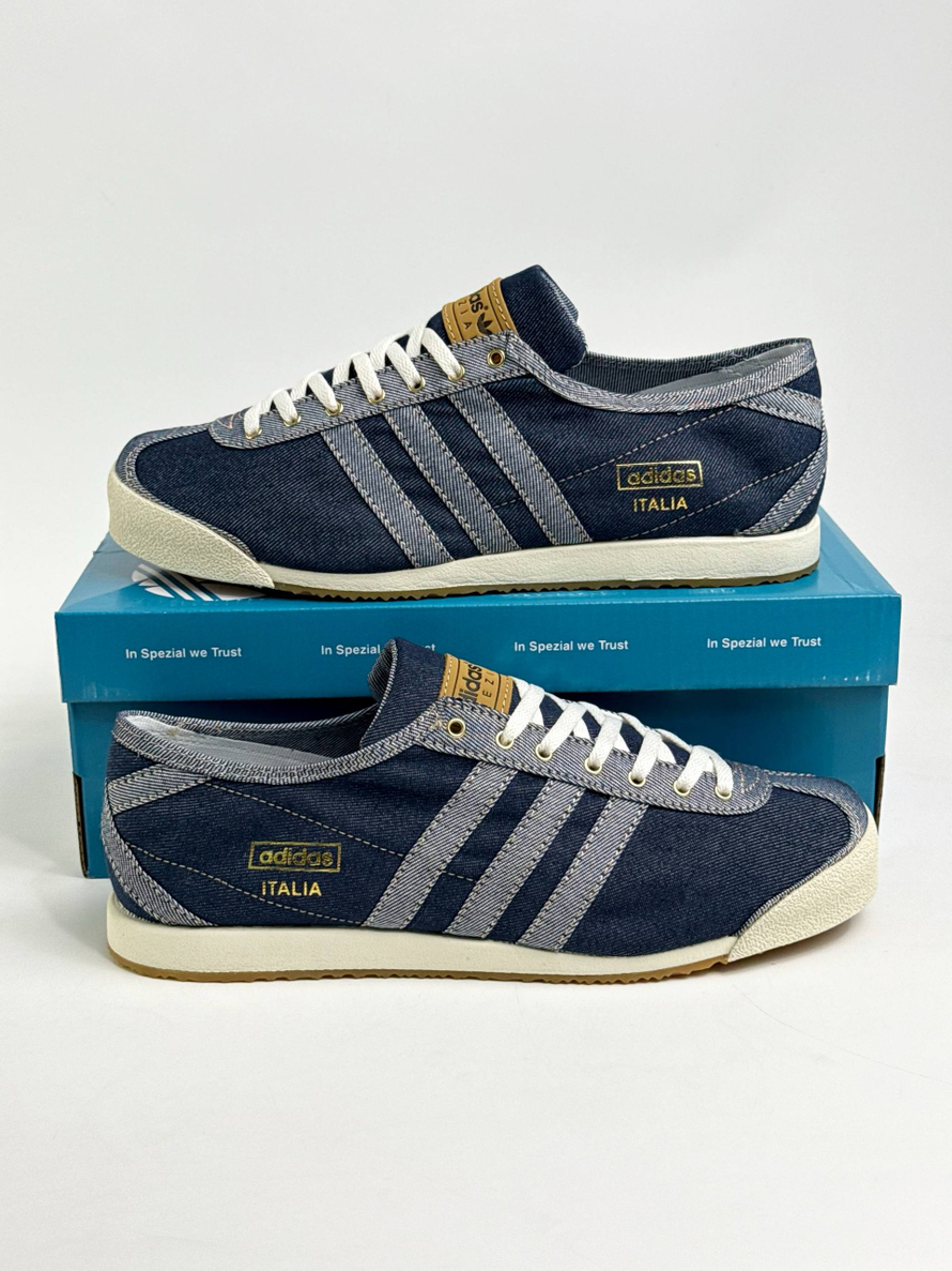 Кроссовки Adidas Spezial Italia #B296 (син.)