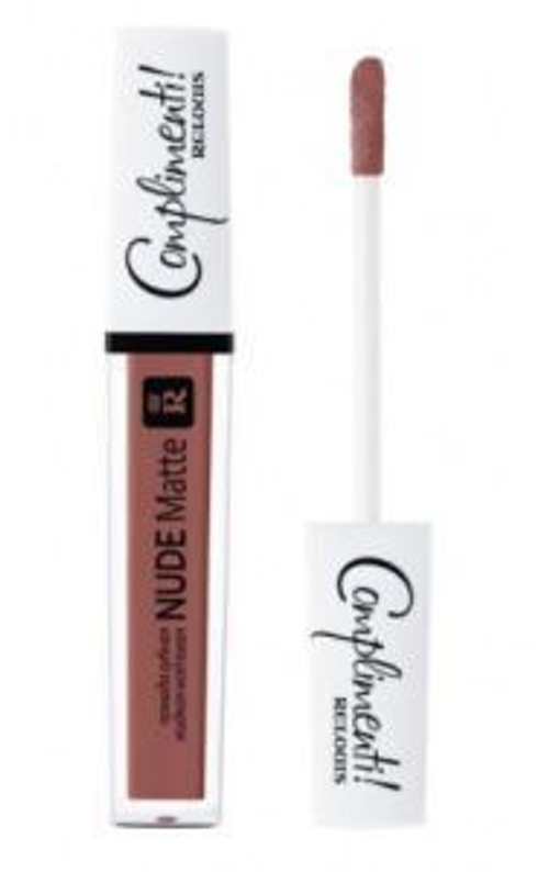 Помада COMPLIMENTI! Relouis Nude Matte тон 21 жидкая матовая 5 мл