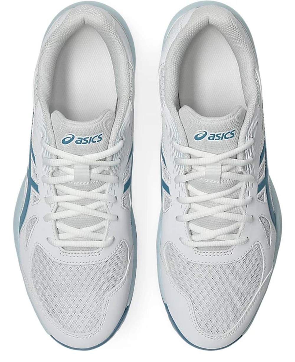Мужские кроссовки для бадминтона/сквоша Asics Upcourt 6 - white/saba blue