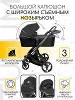 Детская коляска AmaroBaby Tutum 2 в 1 черный