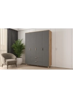 Шкаф распашной 160х50х210 с ящиками Birmingham 11