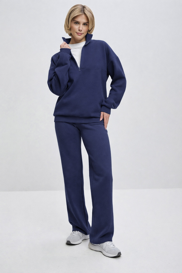 Темно-синие брюки Sean