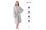 Халат махровый Home One, размер 44, серый